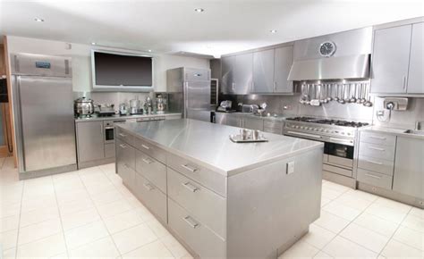 stainless steel kitchen designs